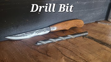 Hand Forging a Knife From a Drill Bit