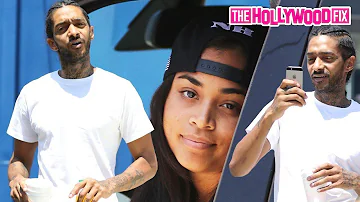 Nipsey Hussle Loses His Cool With Paparazzi After Being Spotted Shopping With Lauren London 7.28.15