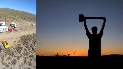 oroc 2014, in flight video, PML Io, night launch