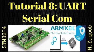 STM32F4 Discovery board - Keil 5 IDE with CubeMX: Tutorial 8 UART - Updated Dec 2017