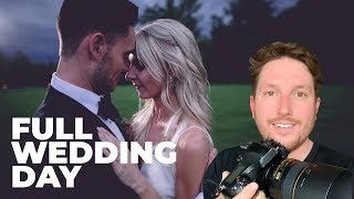 WEDDING PHOTOGRAPHY  FULL WEDDING DAY BEHIND THE SCENES + OFF CAMERA FLASH (Godox V1, Nikon D850)