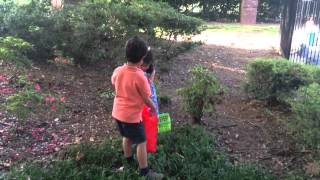 Emma & Enrique - Easter Egg Hunt - 20 Apr 2014