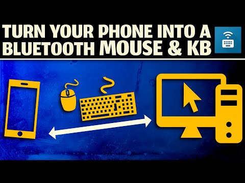 Turn Your Phone Into a Bluetooth Mouse & Keyboard On PC (Free Android App)