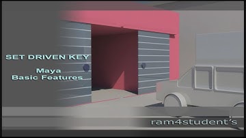 Maya Features   SET DRIVEN KEY