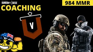Coaching A LEGIT Copper 5 (984 MMR) - R6 ANALYSIS