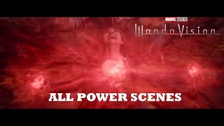 Wanda/Scarlet Witch All Power Scenes | WandaVision [EP 1-8]