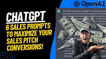 ChatGPT Sales Prompts 🤯 | chatGPT Sales | ChatGPT Prompts