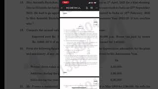 IncomeTax lawand Practices #calicutuniversity #bcom #previousyearquestions 2024 answer#fifthsemester