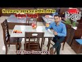 Regal Wooden (4 Seater) Dining Table Review | রিগ্যাল এর ডাইনিং সেটের দরদাম Wooden Dining Set Review