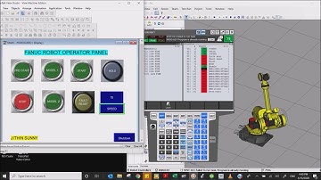 Connecting Allen Bradely HMI with Fanuc Roboguide for Remote operation of Robot