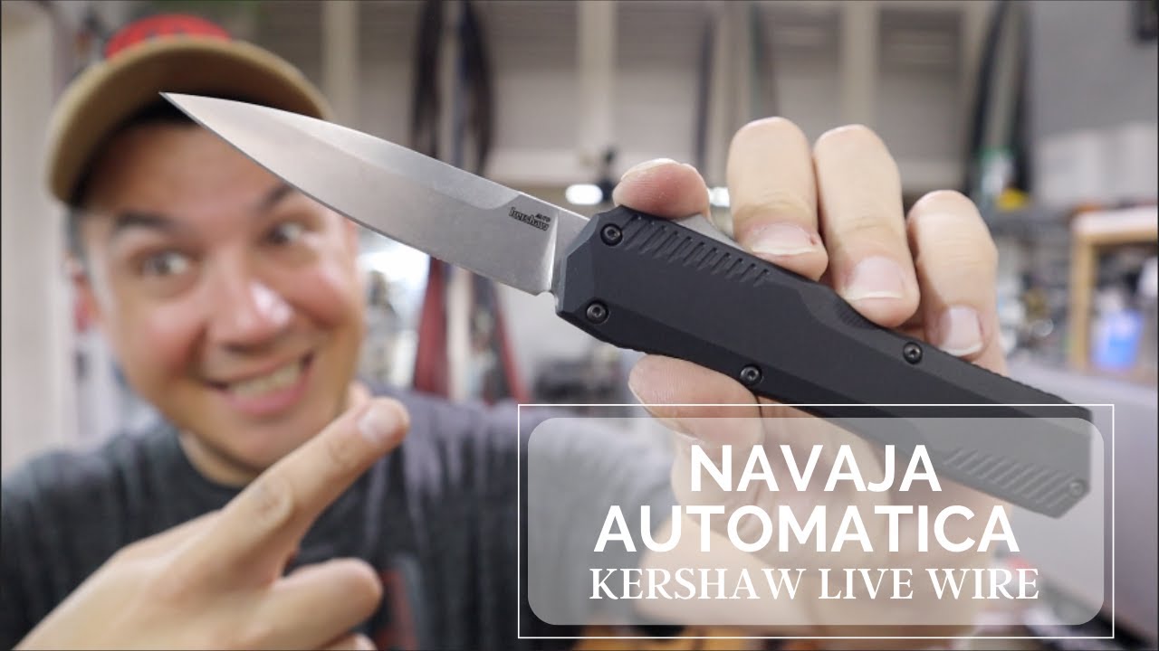 Navaja Automática 🛑 Kershaw livewire EXCLUSIVA