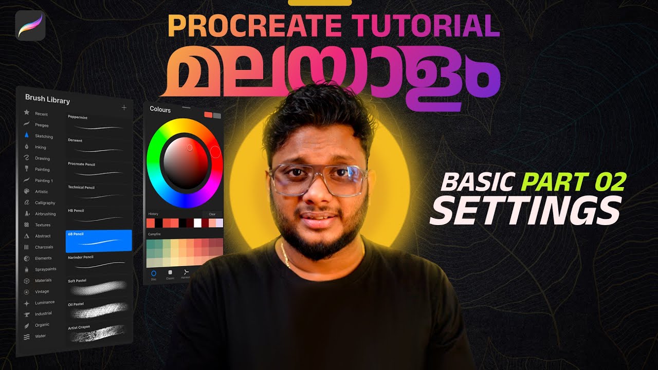 Procreate Tutorial for Beginners | Part 02 | Learn Digital Painting ...
