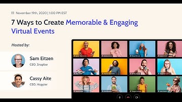 7 Ways to Create Memorable Virtual Events