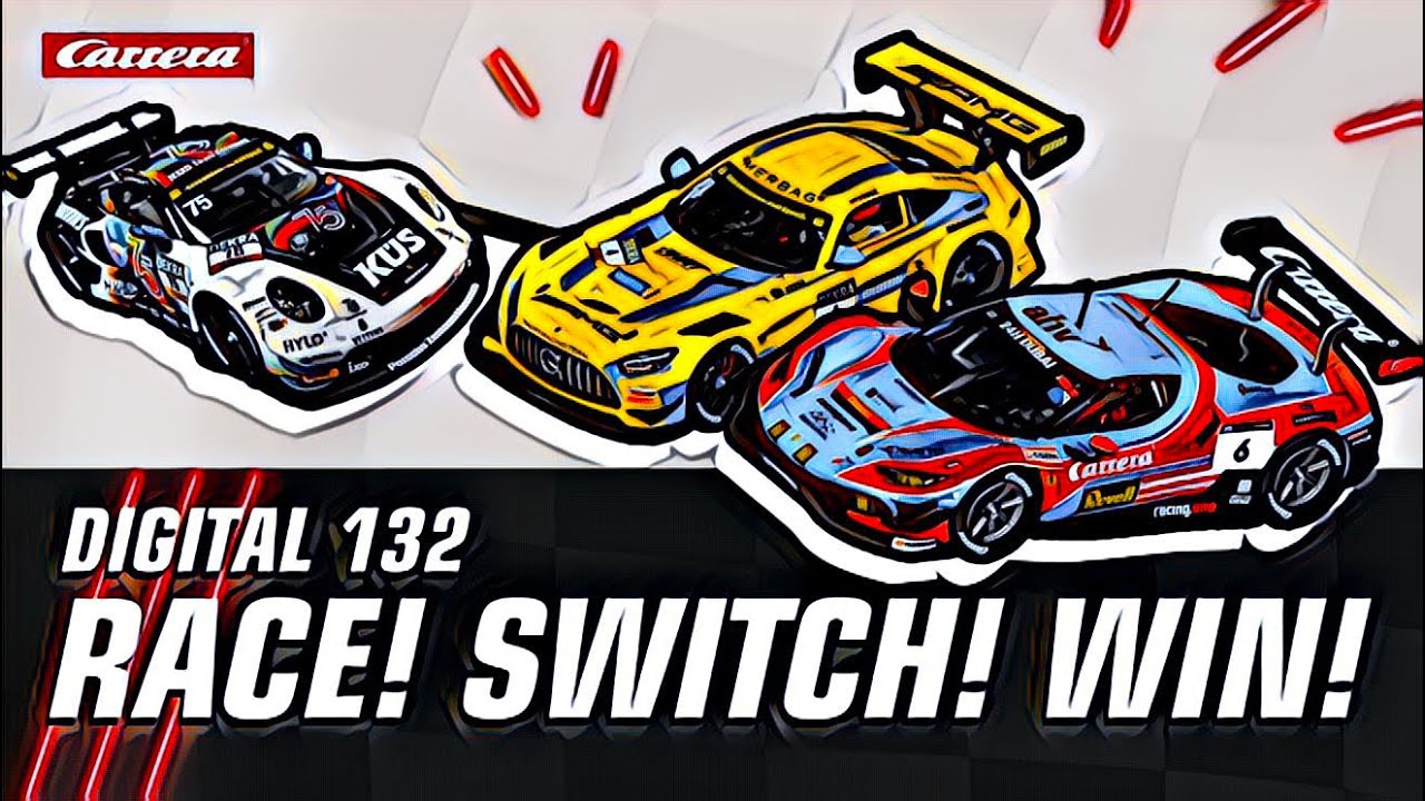 èªåè» Carrera Digital 132 + Carrera Evolution Race, Switch, Win! ðð¹ïž Carrera Digital 132â¬