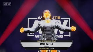 AEW: Fight Forever Jaymie Hayter vs Jake Roberts Falls Count Anywhere Match #aew #aewfightforever