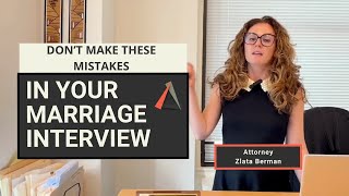 6 Marriage Interview Mistakes to Avoid!