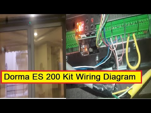 Part- 3: Dorma ES 200 Automatic Sliding Door Kit Wiring Diagrams