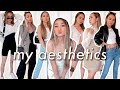 all of my "aesthetics" bc i don't know who i am | my style lookbook