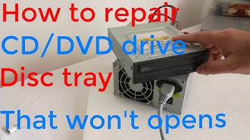 rd #313 How to repair a CD/DVD drive that won