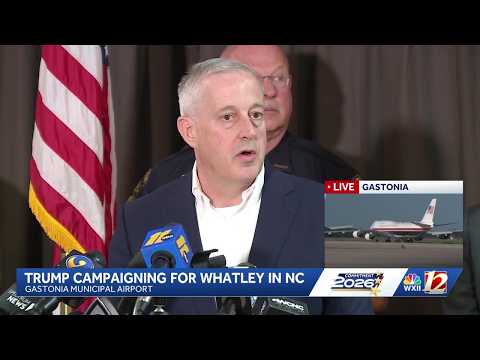 President Trump makes campaign stop in North Carolina