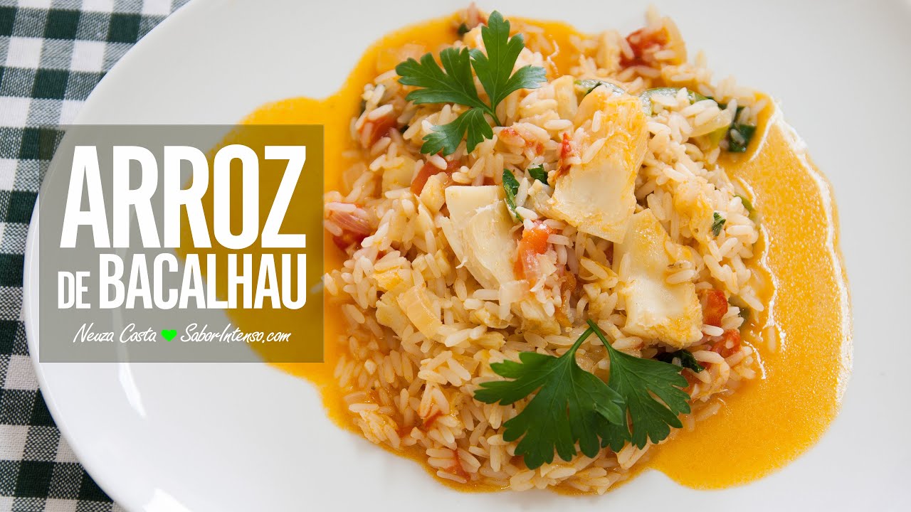 RECEITA DE ARROZ DE BACALHAU