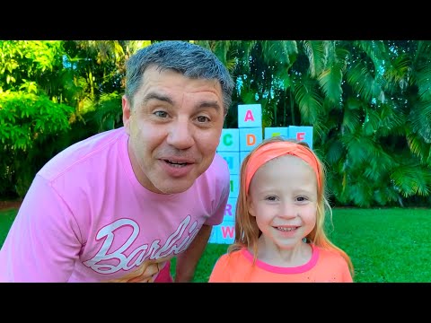 Nastya And Dad Learn The Alphabet Collection For Children
