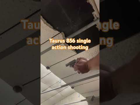 Taurus 856 single action shooting