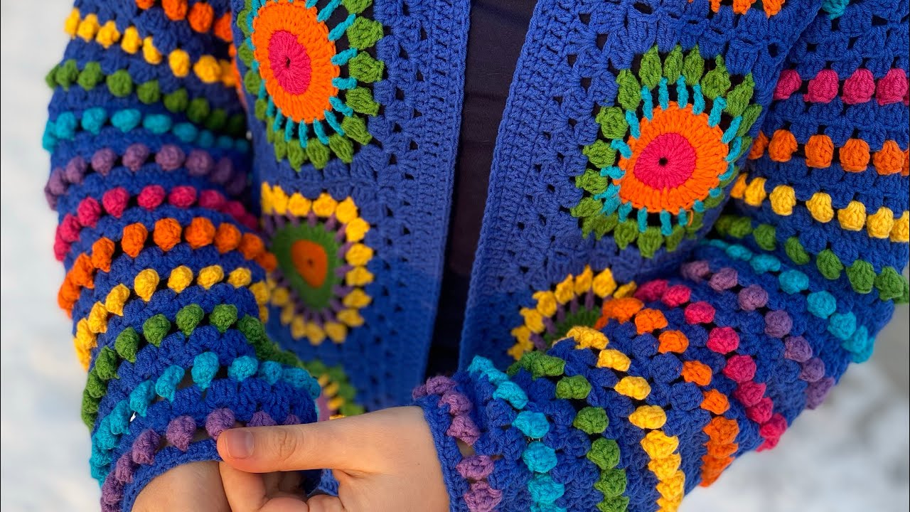 Bonibon Hırka: Kol Altı ve Omuz Yapımı