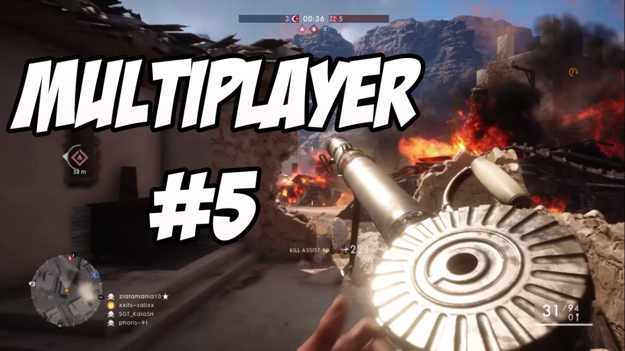 (BATTLEFIELD 1) Multiplayer Gameplay #5 - TDM -