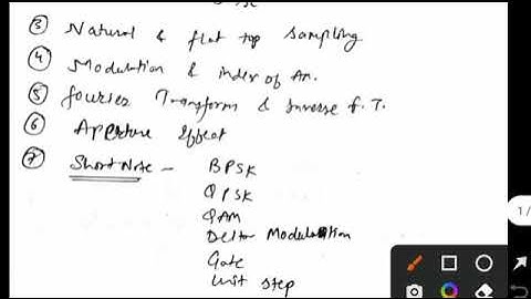 Adc Top 10 Questions |ADC IMPORTANT QUESTIONS 4 Semester Important Questions Rgpv Exam ka