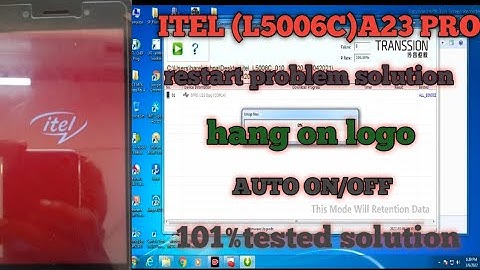 Quick Fix for itel A23 Pro & L5006C Auto Restart Problem