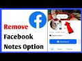 How To Remove Facebook Notes Option | How To Delete Notes On Facebook Account