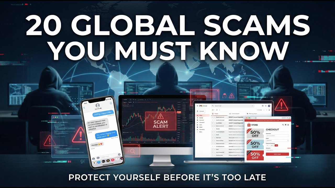 20 GLOBAL SCAMS EXPOSED (2025): Don’t Fall for These! - YouTube