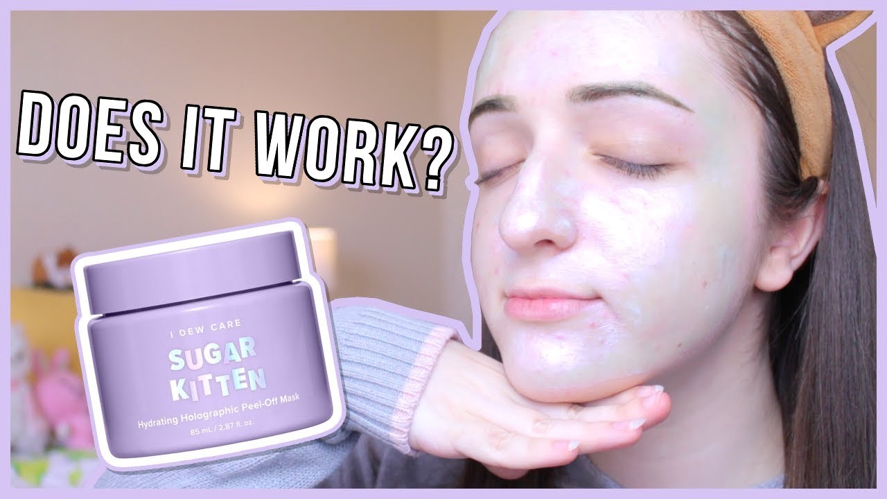 Prettiest Mask Ever...But Does It Work? I Dew Care Sugar Kitten Review
