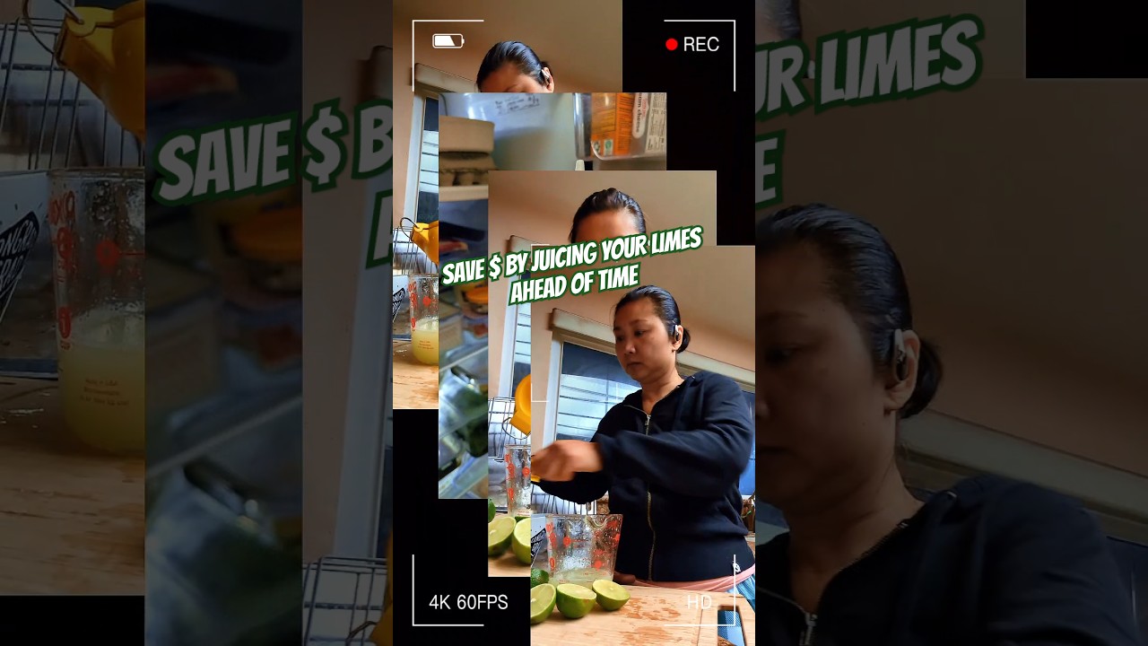 Prep ahead for easy lime juice! 🍋🟩