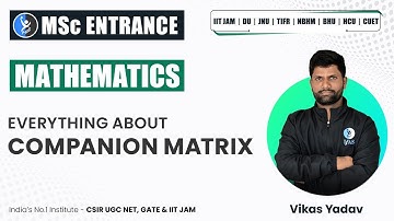 Everything About COMPANION MATRIX | IFAS