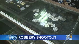 Oakland Business Owner Exchanges Gunfire With Armed Robbers; Stray Bullet Hits Resident Inside Home