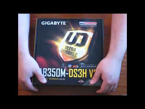 ОНЛАЙН ТРЕЙД.РУ — Материнская плата GIGABYTE GA-AB350M-DS3H V2 (AM4, microATX)