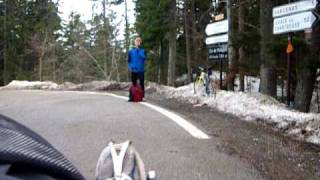 Col de Palaquit on a python recumbent