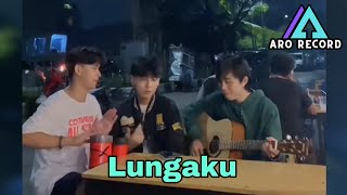 Tongkrongan Kompak !!! Aku Lungo Ora Mergo Tego ( Lungaku ) Cover Rizal