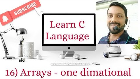 Arrays part1 in C Programming( explain single dimensional array with example)