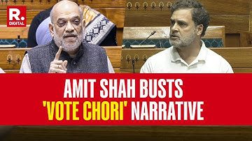 Amit Shah Shatters Rahul Gandhi