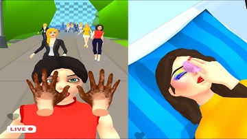 Makeover Race 💄 All Levels Gameplay Walkthrough Android, İOS