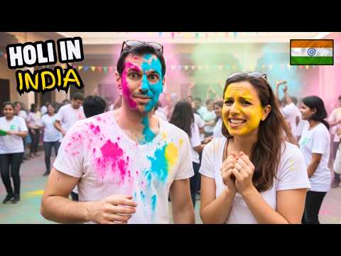 جشنواره رنگ ها هولی جشن حماسی هولی در جایپور هند