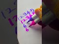 Fun play with 1 to 10 #shorts #maths #art #ytshorts #satisfying