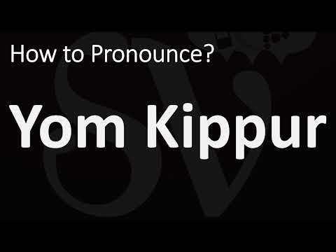How to Pronounce Yom Kippur? (CORRECTLY)