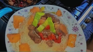 طريقه عمل رز بسمتي بالسجق