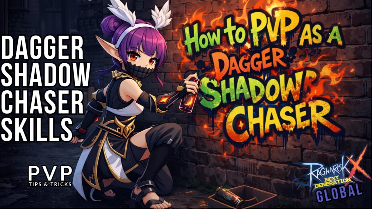 ROX GLOBAL - DAGGER SHADOW CHASER - SKILLS - PVP TIPS & TRICKS