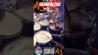 @2PacOfficialYT Skandalouz #yt #ytshorts #ytdrums #coversong #cover #90s #90rap #westcoast #rap