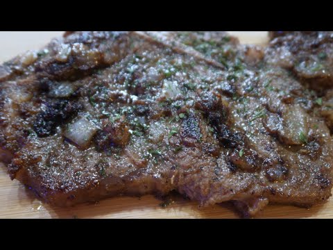 HOW TO COOK T- BONE STEAK RECIPE CAST IRON PAN| STEAK DINNER - YouTube